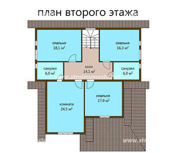 План 2 этажа