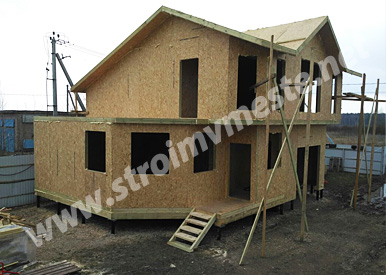 Строительство домов из СИП панелей с OSB (ОСП)